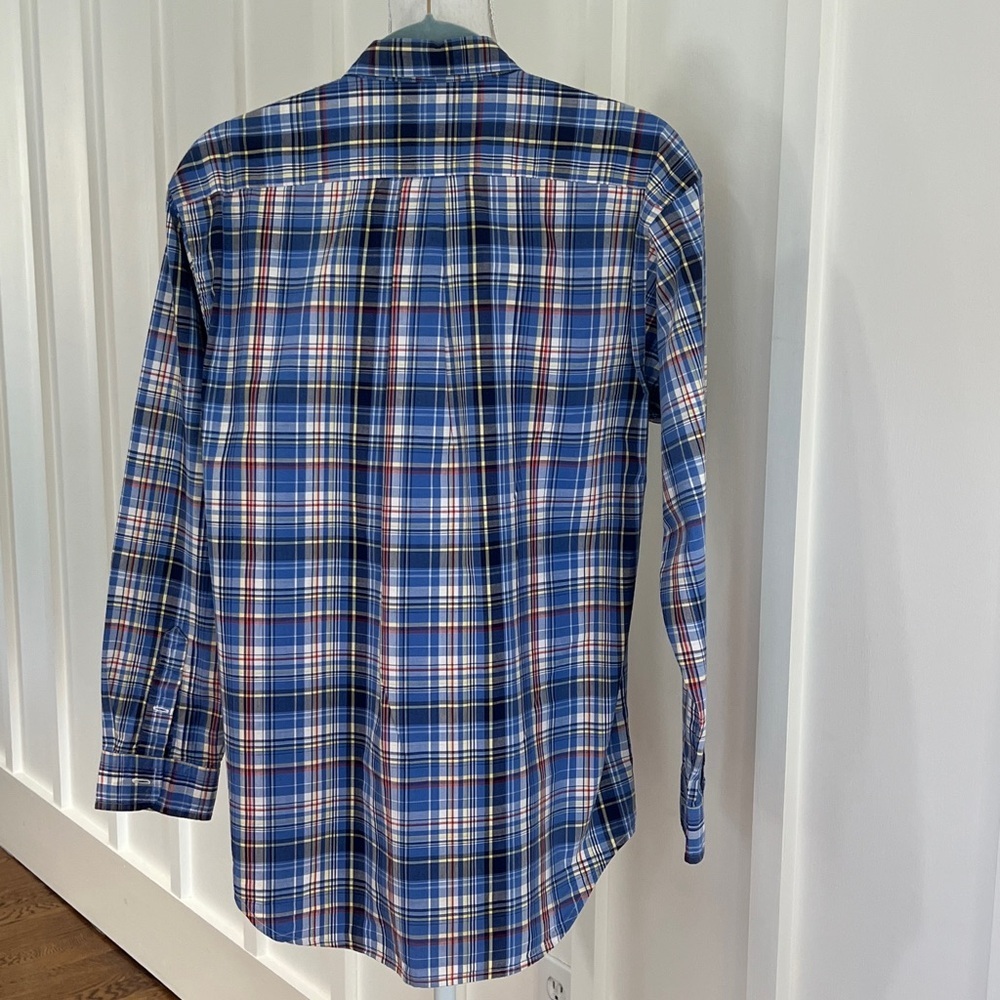 Ralph Lauren Blue Plaid Button Down - Picture 6 of 7